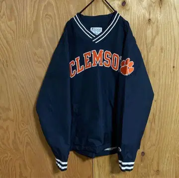 챔피온 크림슨 USA 구제 의류 90s 나일론 게임 셔츠 네이비