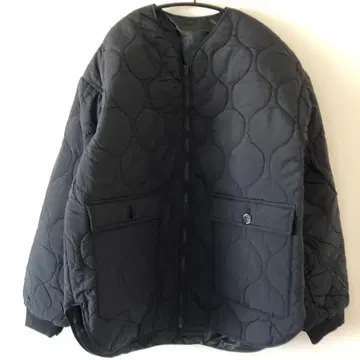 노카라 퀼팅 코트