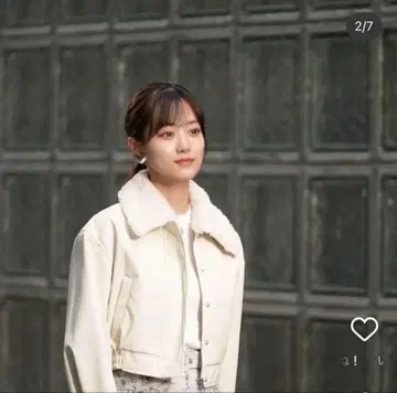 릴리 브라운 숏 기장 가죽 블루종 블랙