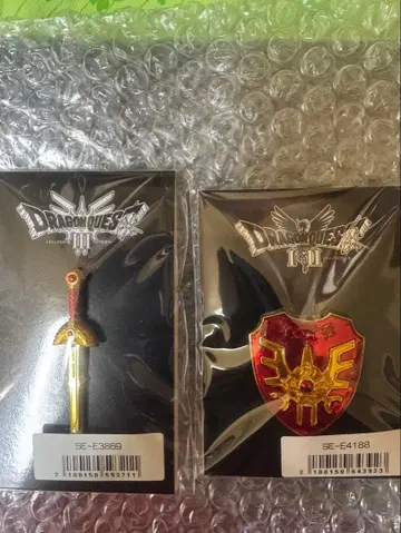 드래곤 퀘스트 I&II 핀즈 로토의 방패&검 빨간색