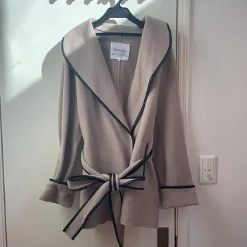 마이 스트라다 파이핑 리버 코트 카멜 신주쿠 한정판