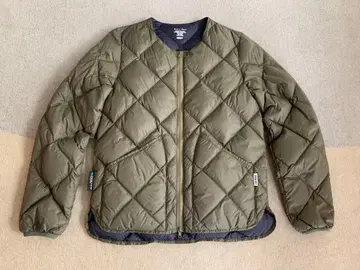 [ 새상품급 ] FIDELITY 퀼팅 다운 자켓 올리브 패커블