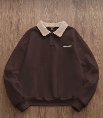 보아 옷깃 브라운 폴로 맨투맨 긴팔 가을/겨울 브라운 자수