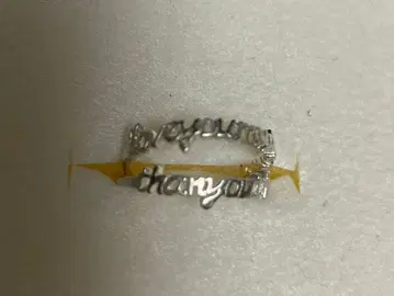 chigo 로고 메시지 반지