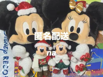 디즈니 크리스마스 미키 미니 팬캡 인형 배지