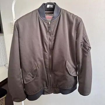 TENDERLOIN MA-1 플라이트 자켓 차콜 그레이 사이즈 XL