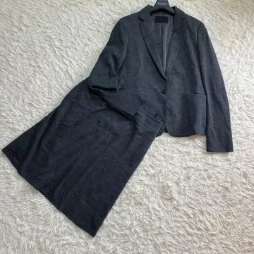 새상품급 23구 스커트 수트 멜란지 그레이 빅 사이즈 XL 전체 안감