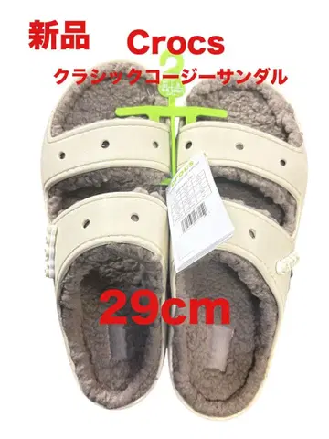 341 [새상품] 빅 사이즈 Crocs 클래식 코지 샌들 29cm