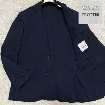 미사용급/L 매킨토시 철학 테일러드 자켓 트로터
