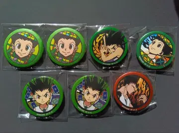 HUNTER x HUNTER 와시 캔뱃지 곤 7점 세트
