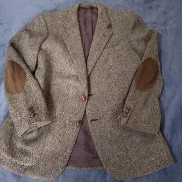 빈티지 [ FACONNABLE ] 트위드 자켓 엘보우 패치