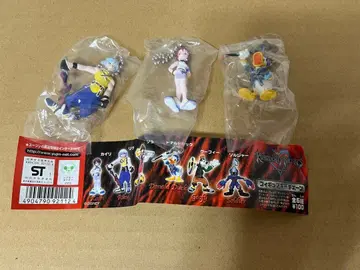 킹덤하츠 피규어 키체인 리쿠 카이리 도널드 덕