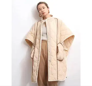 택 포함 새상품 Ungrid 언그리드 퀼팅 리버서블 판초