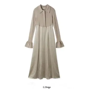 [새상품급] FRAY.ID 폴로 카라 니트 원피스