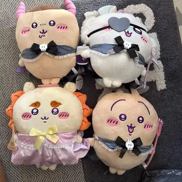 치이카와 천사 악마 악마 같은 BIG 봉제 인형 4종 세트 악마와 천사