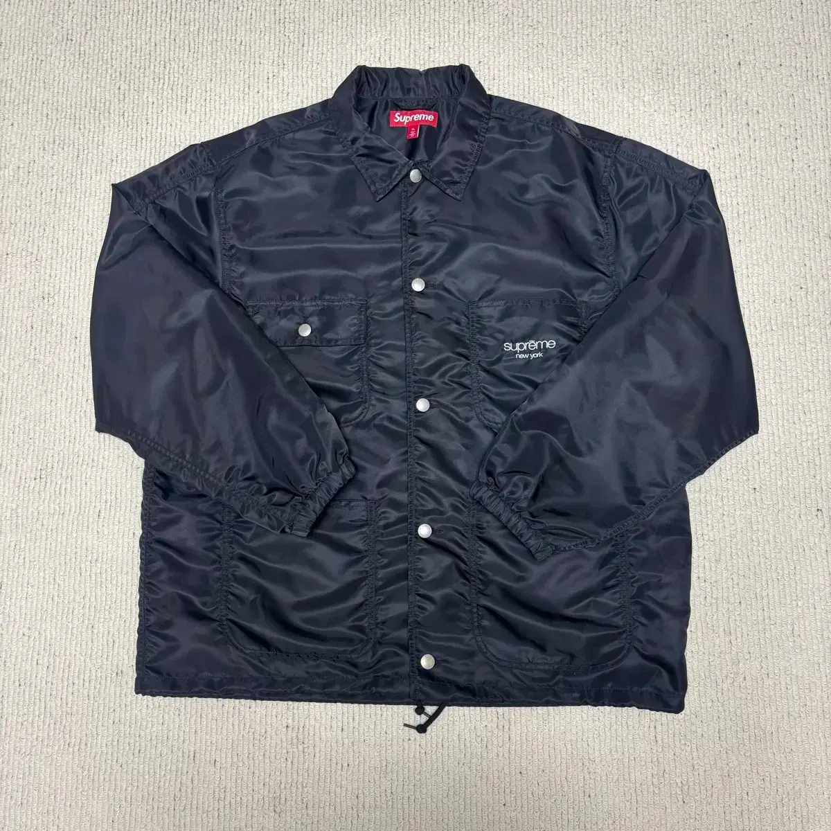 SUPREME | 슈프림 Supreme 24ss Nylon Chore Coat Jacket Black (XL