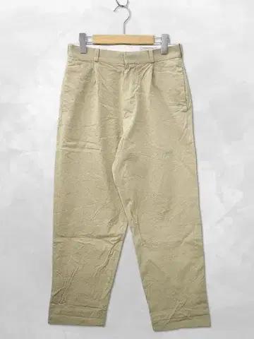 야에카 YAECA 60603 코튼 치노 턱 테이퍼드 팬츠 29