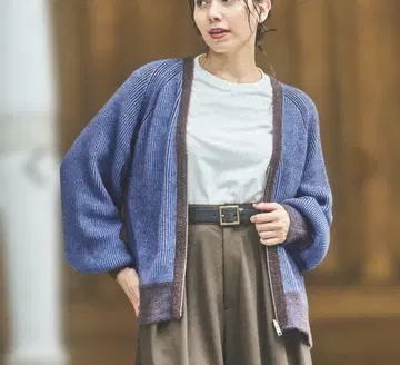 니코앤드 리버서블 지퍼 가디건