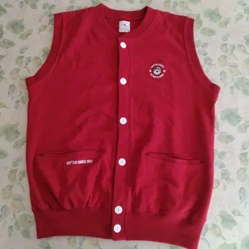 캡틴 산타 레드 베스트 M 사이즈