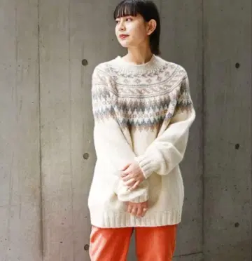 Harley 할리 오브 스코틀랜드 스웨터 노르딕 울 니트 38