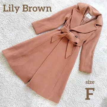 LilyBrown 릴리 브라운 체스터 코트 롱 기장 벨트 포함 F