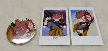 crazy raccoon CR 페스티벌 아리사카 캔뱃지 폴라로이드 카드