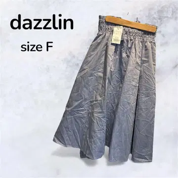 [ 택 포함 ] dazzlin 색스 블루 플레어 롱 스커트 F 사이즈