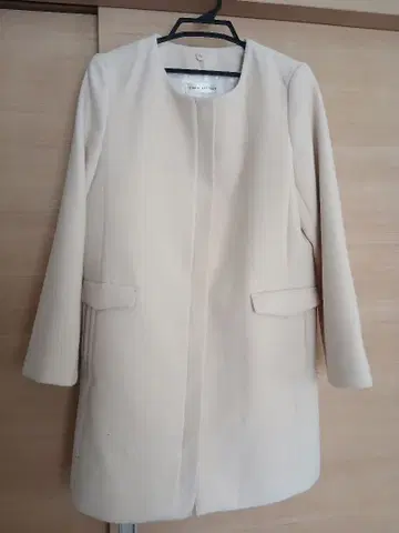 베이지 롱 코트 사이즈 81