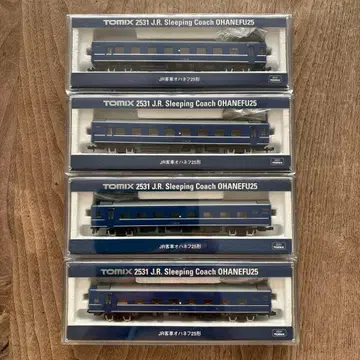 TOMIX JR 여객차 오하네후 25형 4량 세트 N 게이지 철도 모형
