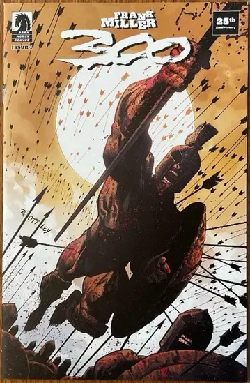 300 #1 프랭크 밀러 25주년 기념 표지 아메리칸 코믹스 리프