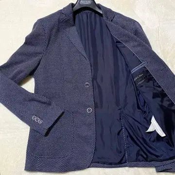[ 새상품급 ] ZARA MAN 테일러드 자켓 도트 무늬 네이비 XL
