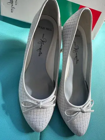 긴자 카네마츠 펌프스 힐 화이트 24.5cm kanematsu 카네마츠