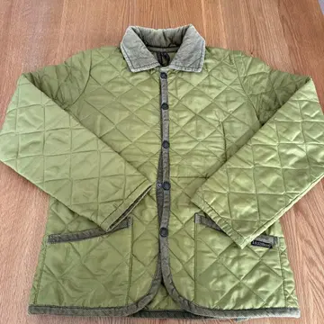 LAVENHAM 올리브 그린 퀼팅 자켓 사이즈 36