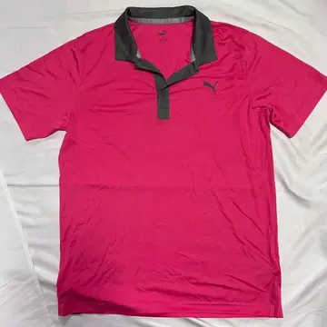 PUMA 피케 셔츠 핑크 골프 XXL 사이즈
