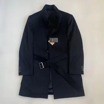 정가 91300엔 꼼사맨 캐시미어 울 벨트 코트 S 미사용