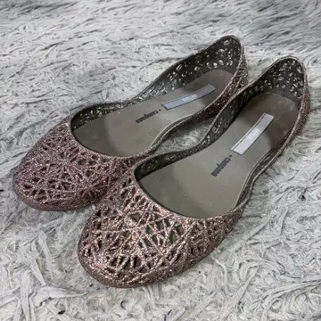 새상품급 melissa + campana ZIG ZAG 플랫 샌들 펌프스