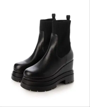 EVOL 폭신폭신 쿠션 니트 숏부츠