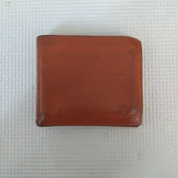 일비종떼 IL BISONTE 브라운 가죽 이단 접이식 지갑