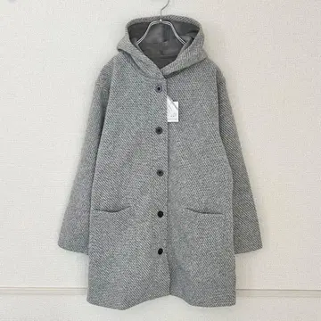 벨로아 코트 안감 아우터 자켓 겨울 의류 여성용 M 사이즈 택 포함