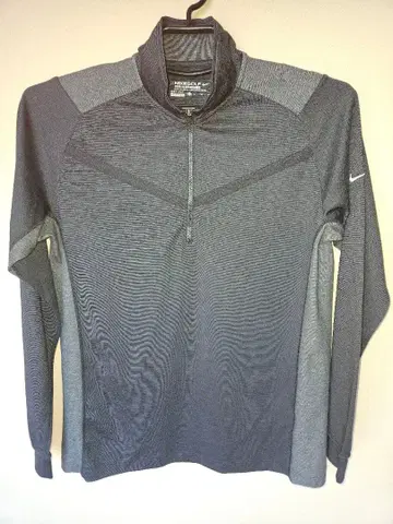 나이키 다크 그레이 긴팔 집업 셔츠 XL