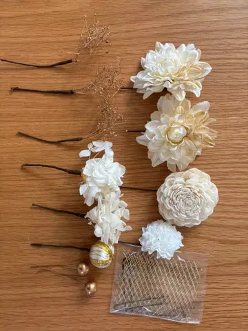 머리 장식 성인식 졸업식 후리소데 하카마 헤어핀