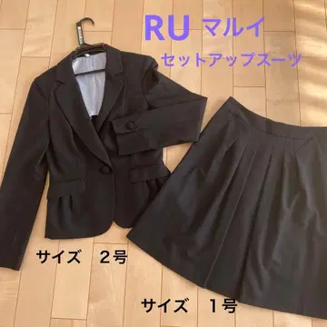 마루이 ru 스커트 셋업 수트 블랙