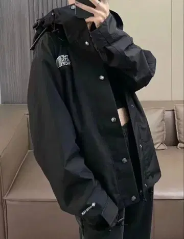 THE NORTH FACE 마운틴 후드티 블랙