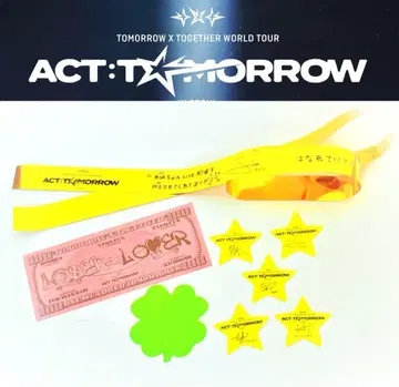 11/17 한정판 TXT ACT:TOMORROW 낙하물 은테 별 자라바찰