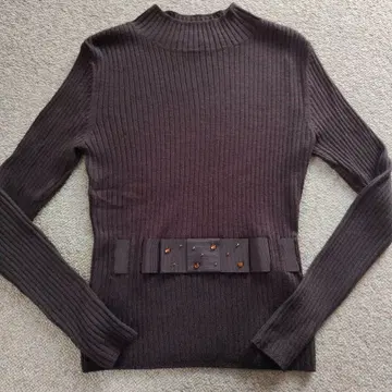 M'S GRACY 다크 브라운 니트 스웨터 38