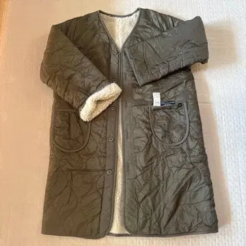 ALPHA 안감 퀼팅 코트