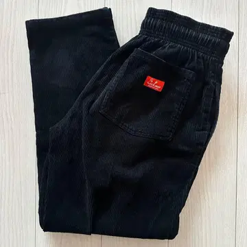 COOKMAN 쿠크만 셰프 팬츠 코듀로이 블랙 M 사이즈