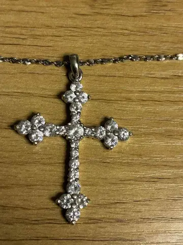 925 이탈리아제 실버 크로스 목걸이