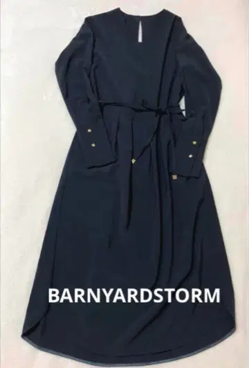 BARNYARDSTORM 네이비 긴팔 원피스