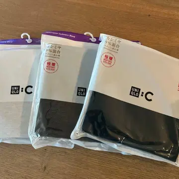 UNIQLO HEATTECH 캐시미어 블렌드 터틀넥 (3개 세트)